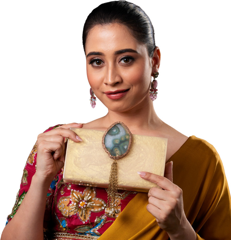 Shelly Jewels Party Maroon  Clutch