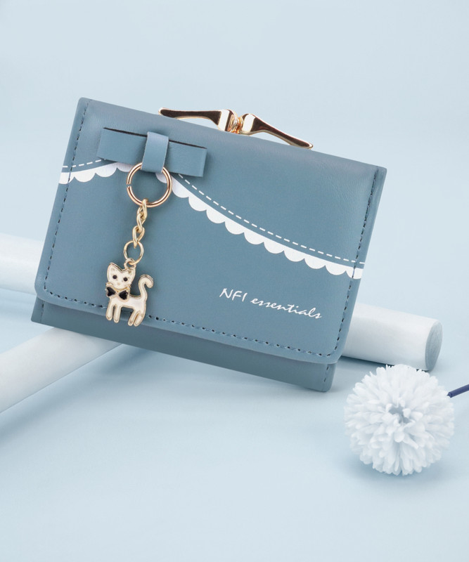 NFI essentials Casual Blue Clutch