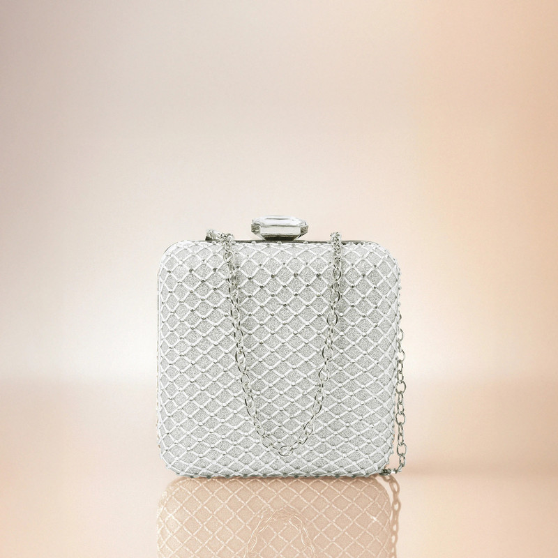 Lino Perros Party Silver Clutch