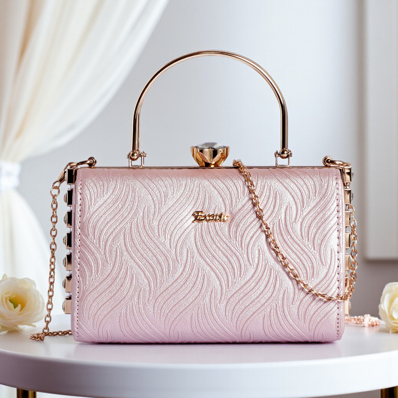 Exotic Premium Party, Casual Cream  Clutch