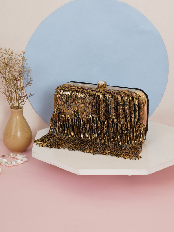 linus Casual Gold  Clutch