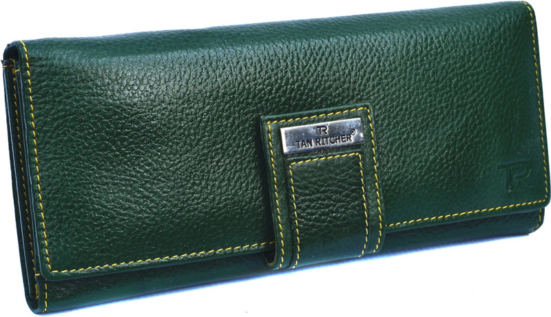 Tan Ritcher Casual Green  Clutch