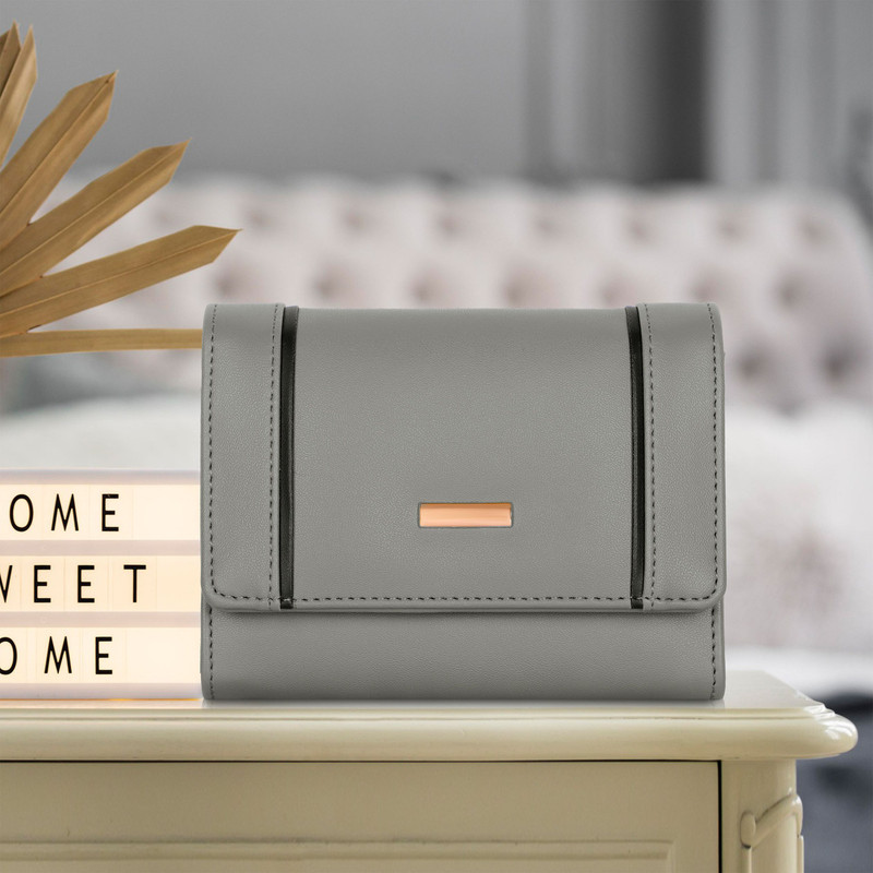 Shinyhorn Casual, Formal, Party, Sports Grey Clutch