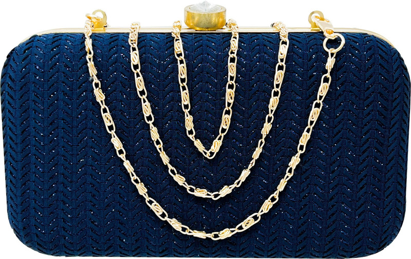Glimpse Party Blue Clutch
