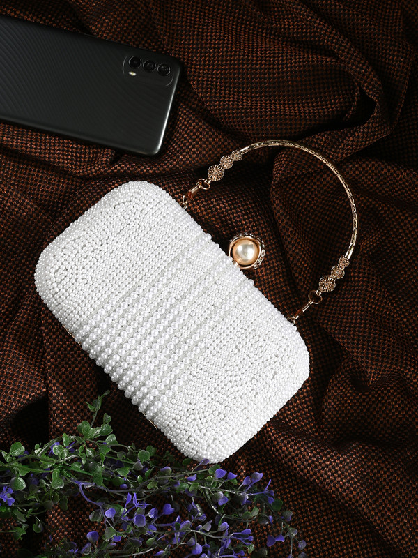 nicoberry Party White Clutch