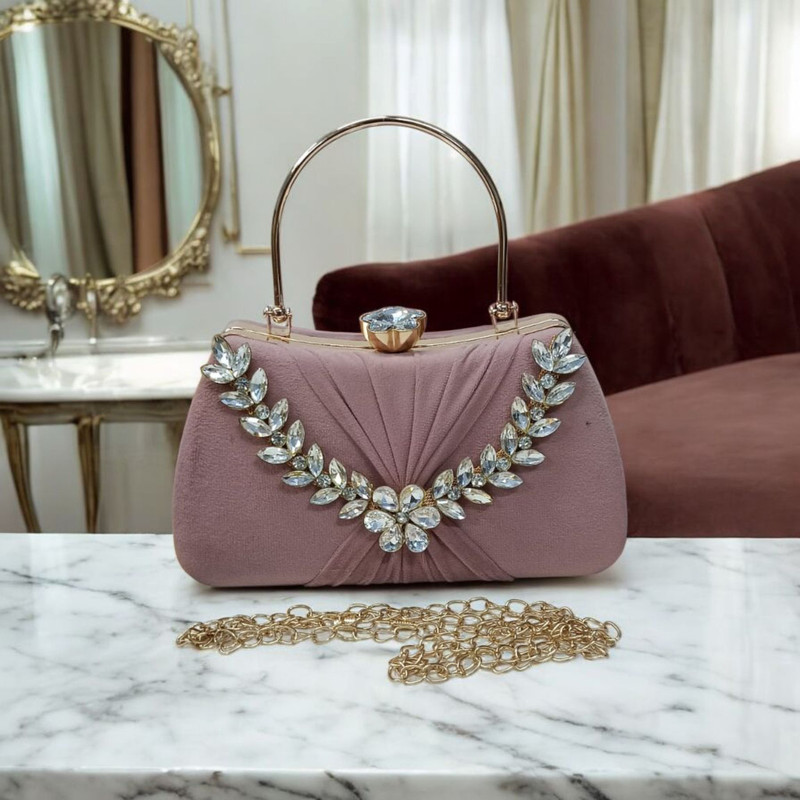 Falcon Bag Party Silver Clutch
