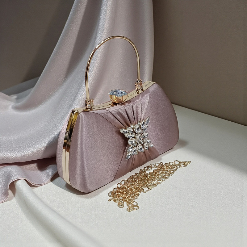 Alzius Party, Casual, Formal Pink Clutch