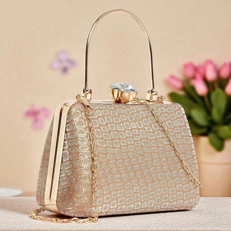 Luvira Party Gold Clutch