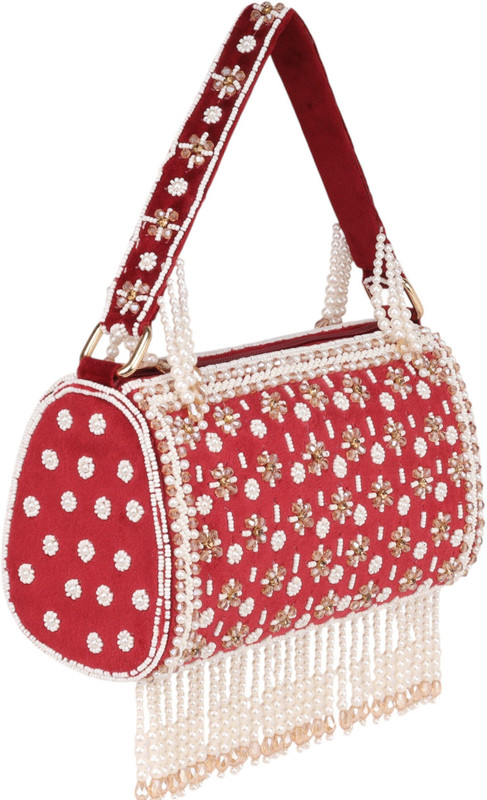 nicoberry Party Maroon Clutch