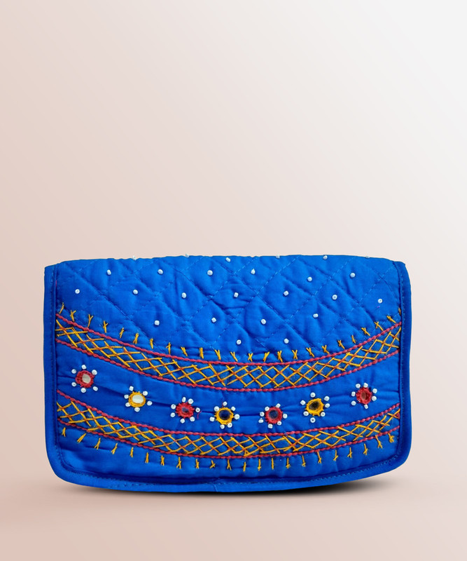 MOCHI Party Blue  Clutch