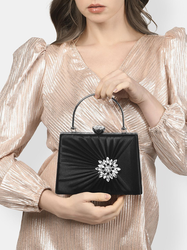 Misha Party Black Clutch