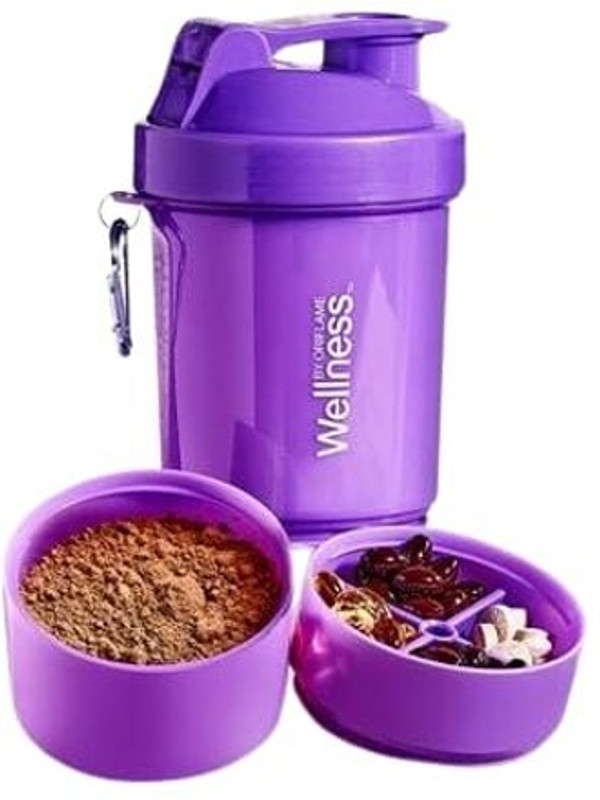 GANESHSTORE 500 ml Plastic Cocktail Shaker(Purple)