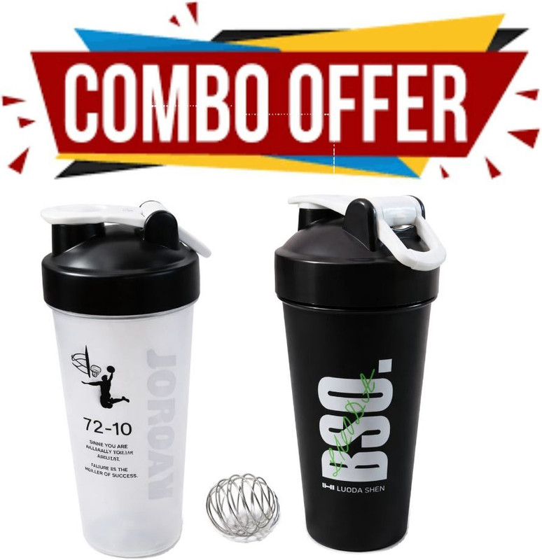vstylehunt 750 ml Fiber Cocktail Shaker(Black, White)