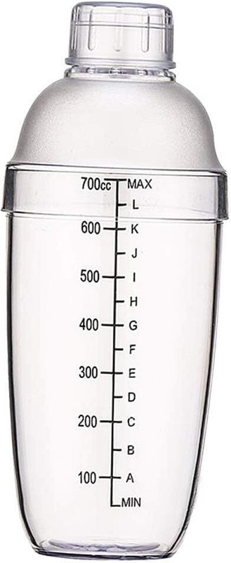 Olrada 700 ml Plastic Cocktail Shaker(White)