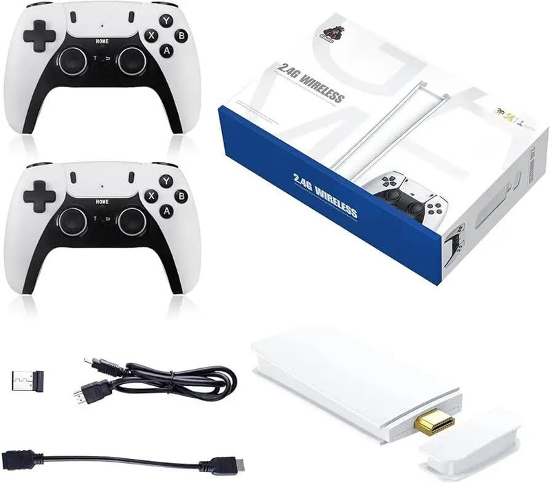 M15 Game Box 2.4Ghz Retro Game Stick, 4K HDMI Output & Wireless Controller A2 Limited Edition(Code in the Box - for PC)