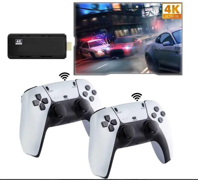Clubics 4K HDMI Gaming Stick Console Epic Edition with Dual Wireless Controller Legendary Edition(Code in the Box - for PC)