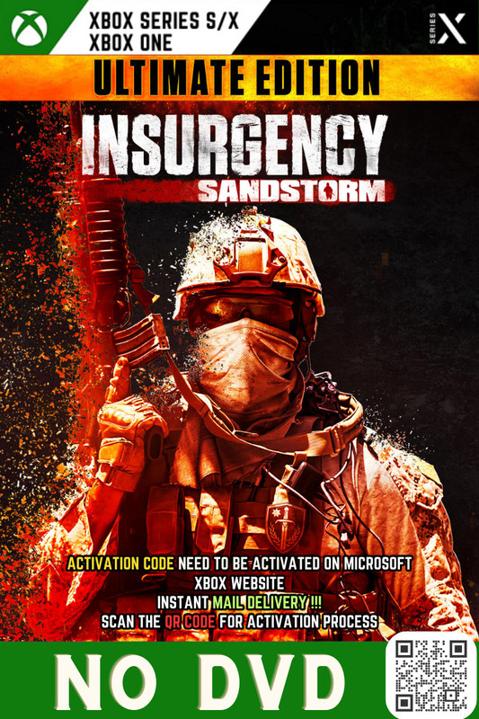 Insurgency Sandstorm Ultimate_Instant Mail Delivery (SCAN THE QR) Ultimate Edition(Code in the Box - for Xbox One)