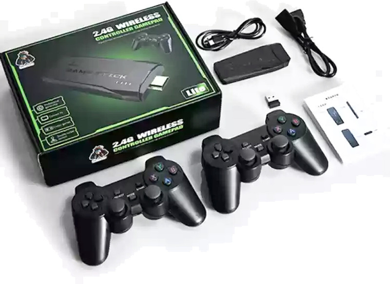 Wireless Retro Game Console, Plug & Play Video TV Game 4K Ultra HD Game Stick 25th Anniversary Edition(Code in the Box - for PC)