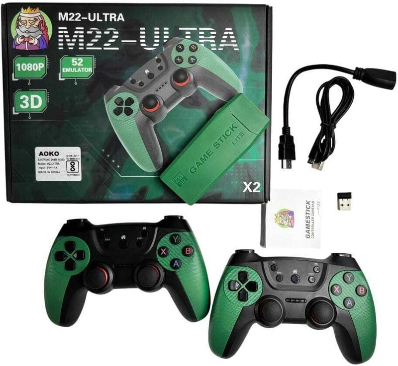 M22 Special Edition Game Console Wireless Controller 52 Emulators 30,000+ Games Limited Edition(Code in the Box - for PSP)