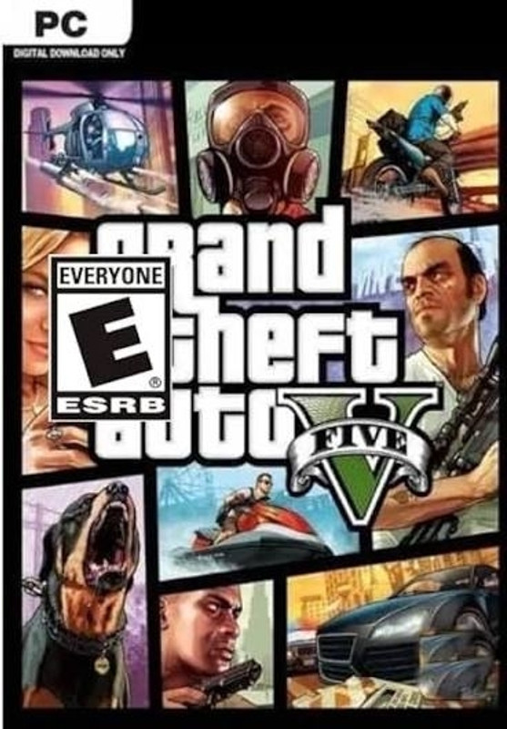 GTA V Offline (Need to download) Code in box Deluxe Edition with Full Game, Game and Expansion Pack(Code in the Box - for PC)