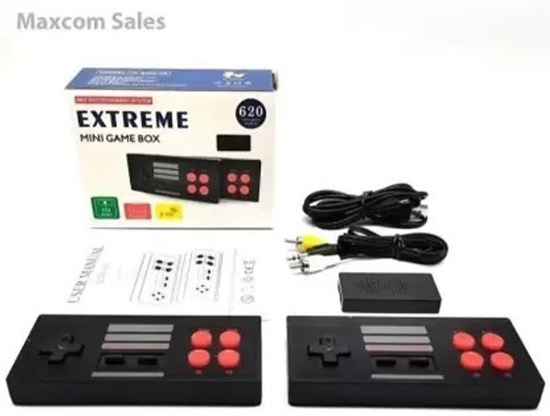 Best TV extreme 8 bit Video game with in-built 620 Games, portable Game Player Black Edition(Code in the Box - for Switch)