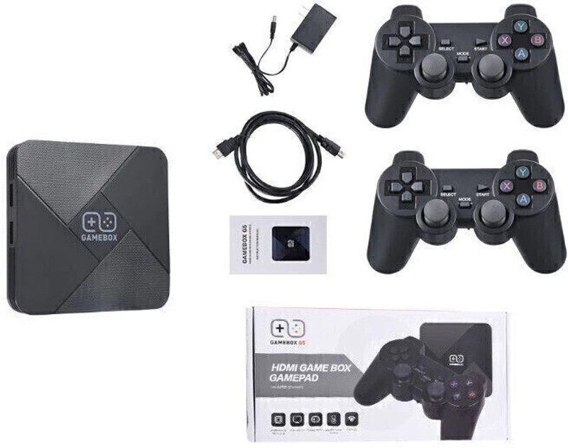 Clubics Gamebox G5 - Android Tv Box For Smart Tv With 50000 Games Limited Edition(Code in the Box - for PC)