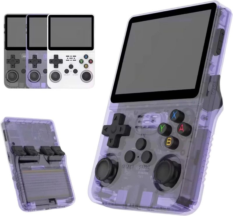 R36S Retro Handheld Gaming Console Easy Charging Premium Edition(Code in the Box - for PSP)