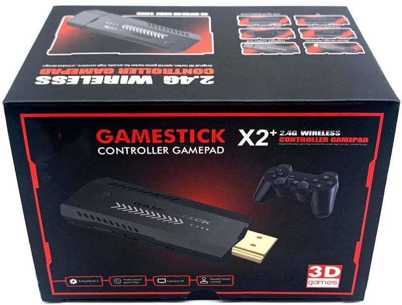 M15 4K Game Console Stick with Dual Game Controllers Bundle Edition(Code in the Box - for PC)