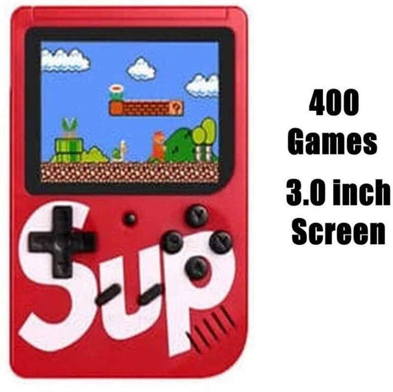 Portable Video Handheld Game Single-player Game Console 400 in 1 Retro Classic Sup Game Box N/A GB with Mario, Super Mario, Contra, Snow Bros, Bomber Men, 400 games in this device Special Toy Edition(Code in the Box - for Switch)