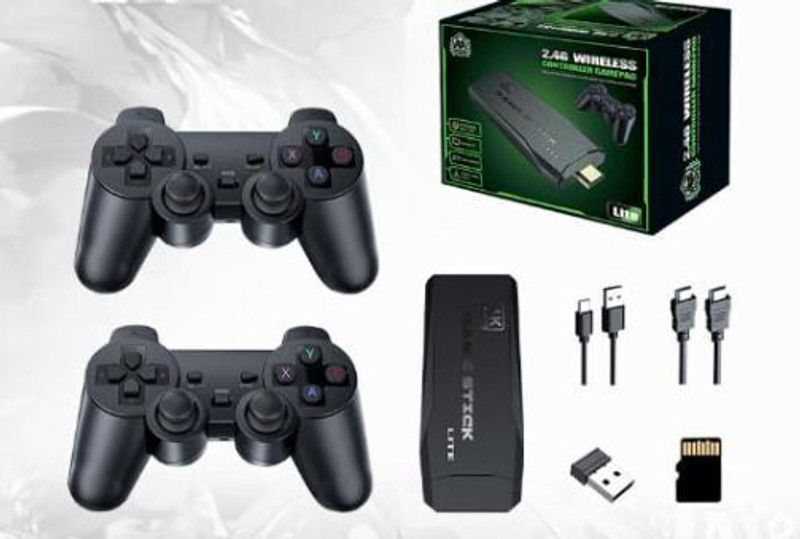 Wireless TV Video Games 4K ULTRA HD - 2.4G Wireless with 10000 Different Games 5th Freedom Edition(Code in the Box - for PS2)
