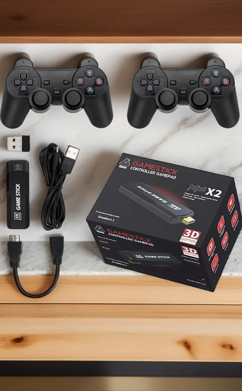 X2 Game Stick Pro 4K Family Fun Pack 25th Anniversary Edition(Code in the Box - for PC)