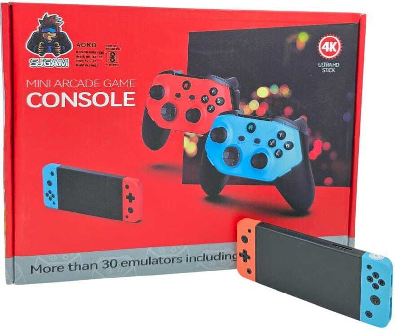 4K Ultra HD Wireless Game Stick Pro with Dual Controllers 20,000+ Retro Games Prime Edition(Code in the Box - for 3DS)