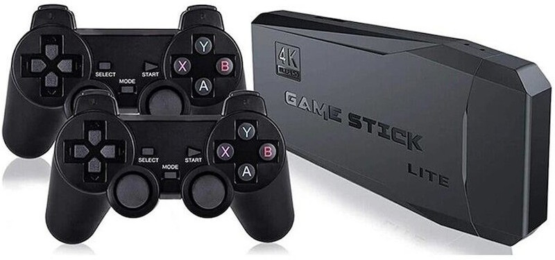 Game Stick 4K Ultra 2.4G Wireless TV Video Game 4K HD Retro Games 25th Anniversary Edition(Code in the Box - for PC)