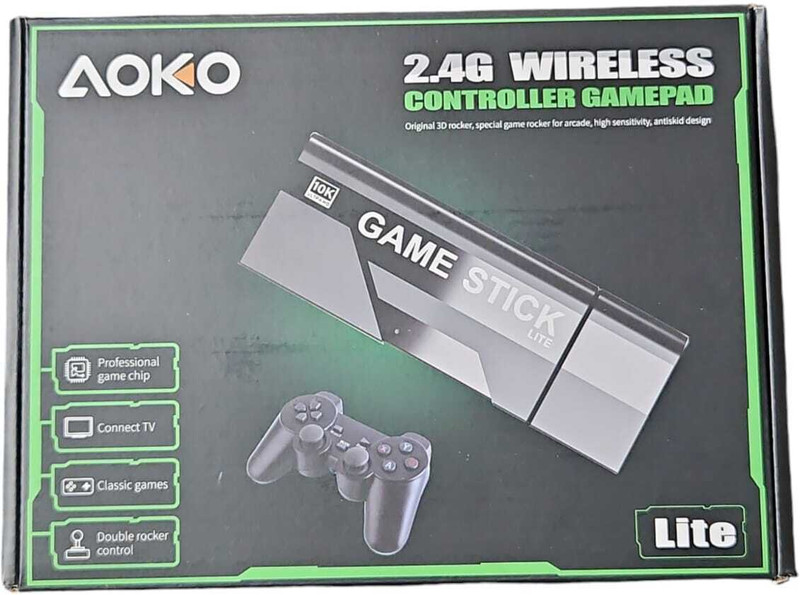 USB Wireless Console Game Stick Video Game Console Built-in 3000 Classic Games 25th Anniversary Edition(Code in the Box - for Switch)