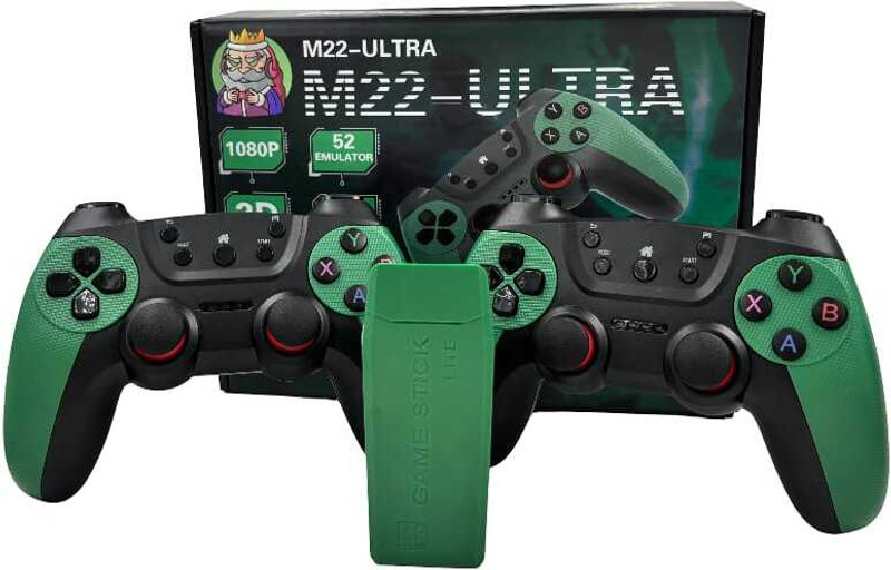 M22 Ultra Retro Console | 30,000+ Games | 64GB | Wireless Gamepad Special Edition(Code in the Box - for 3DS)
