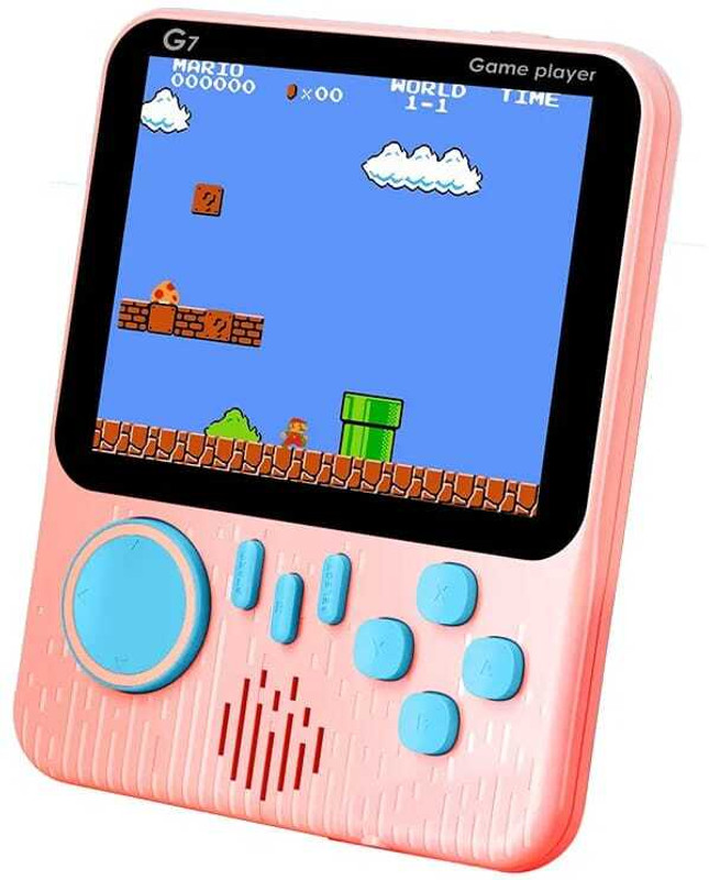 G7 Retro Handheld Game Console with 666 Built-in Games Ultimate Edition(Code in the Box - for 3DS)