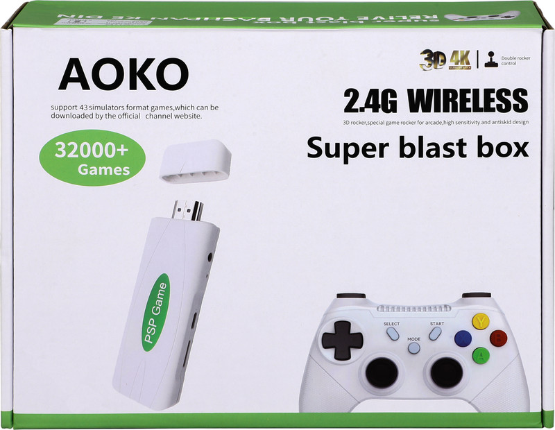 GS5 MINI Wireless Video Game Console-Plug & Play 4K HD Output with 53 Emulators Limited Edition(Code in the Box - for PSP)