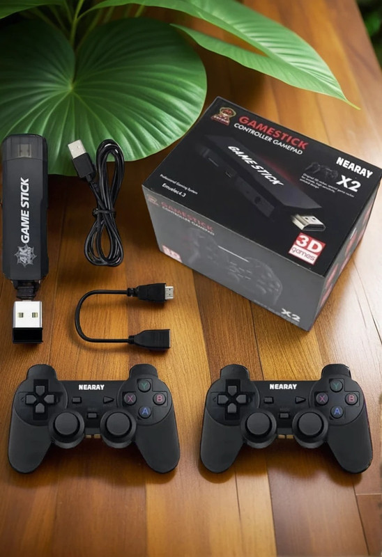 Retro GD30 4K Game Stick Console 2.4G Dual Wireless Gamepad Video game Exclusive Edition(Code in the Box - for PC)