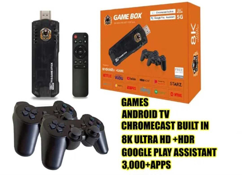 Ultimate Gaming 8k Ultra HD Set-Top Box with 20000+ Games for Android TV Limited Edition(Code in the Box - for PC)
