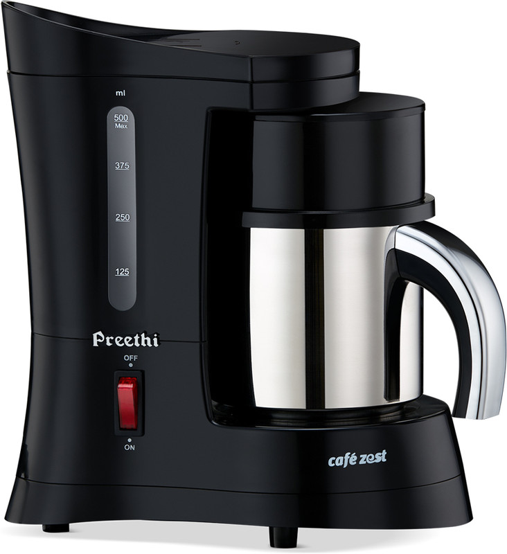 Preethi Cafe Zest CM 210 10-Cup Coffee Maker (Black)