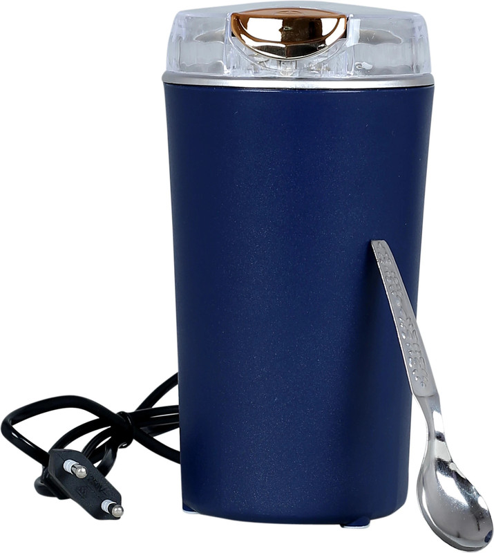 OSTUMBLI Spice Grinder with Free Stainless Steel Spoon 20 Cups Coffee Maker(Blue)