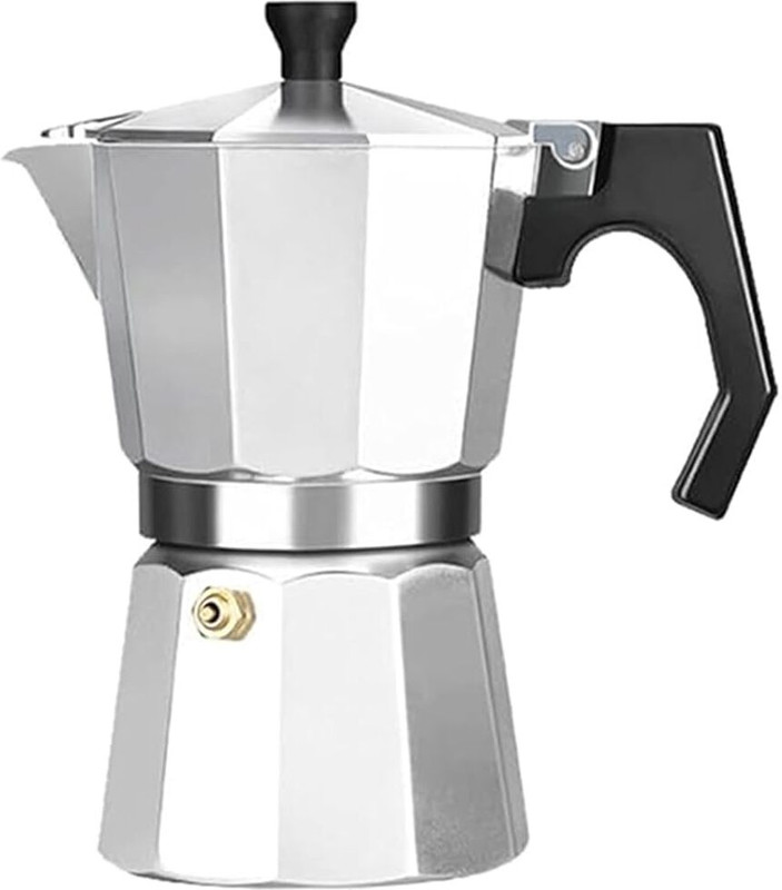 Shoper Zone Classic Moka Pot, Italian Espresso Maker, 3 Cups Coffee Maker(Multicolor)