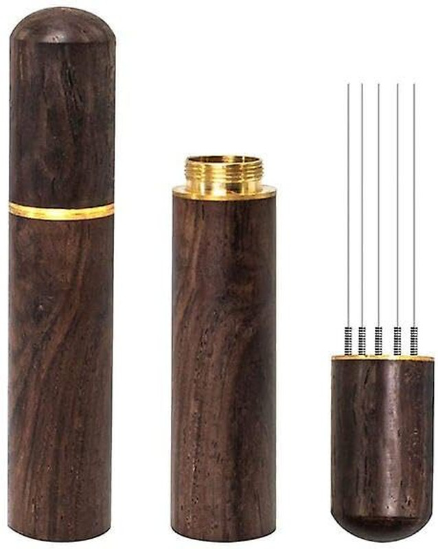 THE BEAN CO Coffee Needle Distributor|5-Needle Stirrer| WDT tool Coffee Maker(Brown)