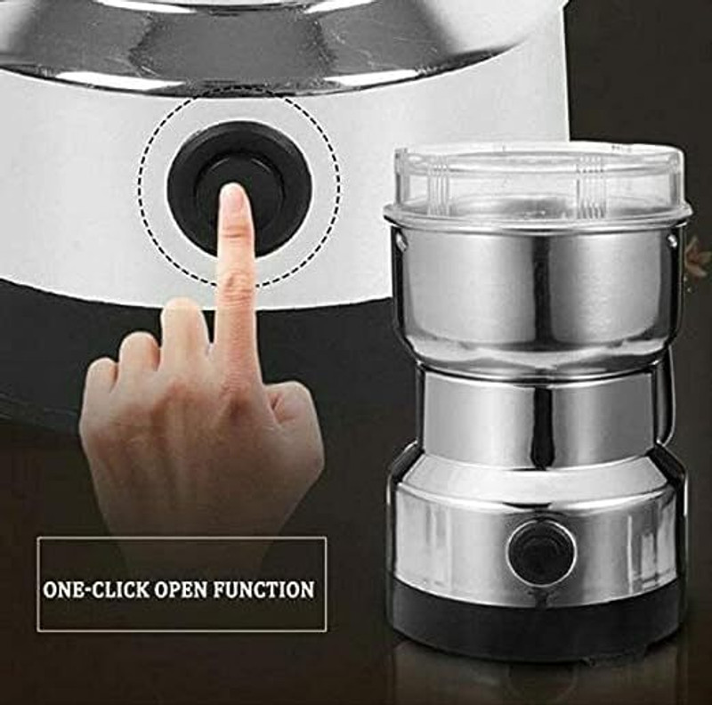 NPJMART NPJ - 1 - COFFEE GRINDER MIXER 3 Cups Coffee Maker(Silver)