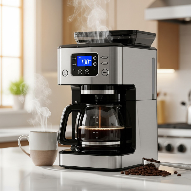 jfh Mart012 19 Cups Coffee Maker(Silver)
