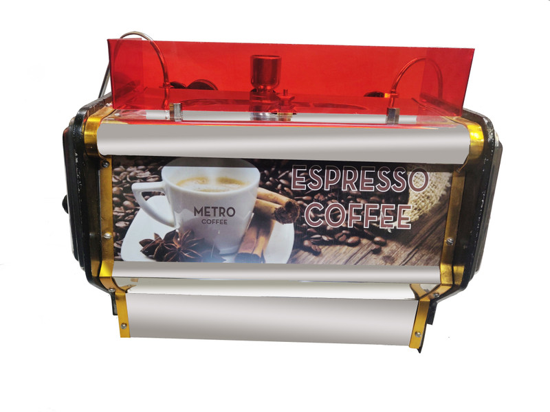 KIING coffee machine 14 inch for hotel & Restaurants 20 Cups Coffee Maker(Silver)