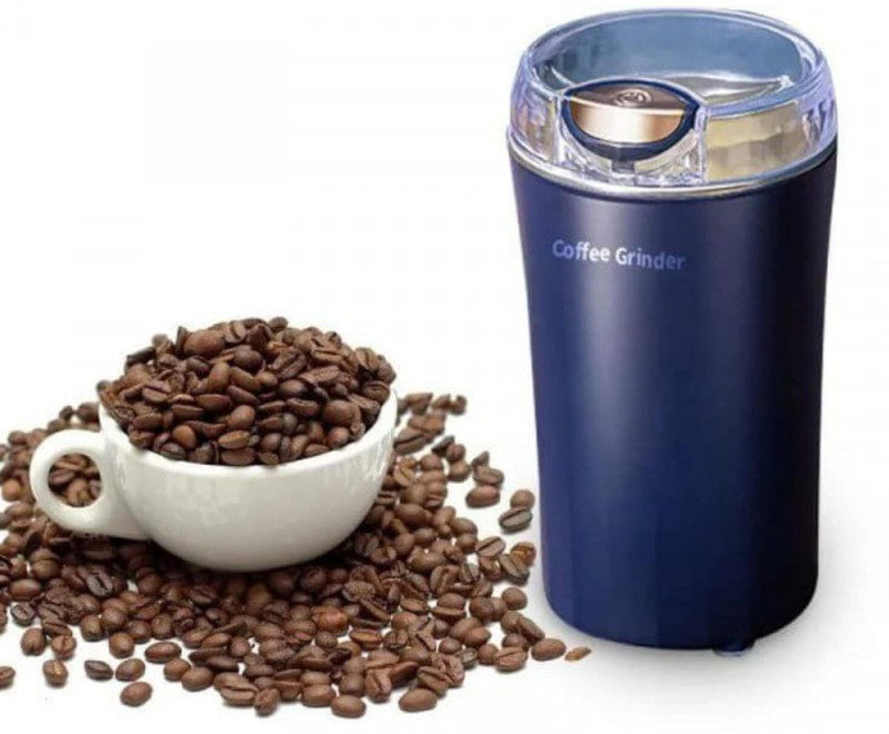 Brijshi Mini Electric Dried Coffee Grinder Spice Grinder Dry Herbs Mill Powder Crusher Personal Coffee Maker(Multicolor)