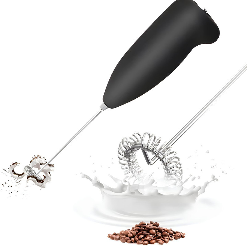 Scilla Milk Frother Hand Blender Coffee Frother Blender 10 Cups Coffee Maker(Black)