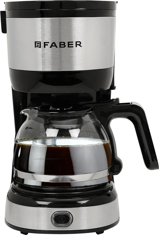 FABER FCM 0.6L SS BK 5 Cups Coffee Maker(Black)