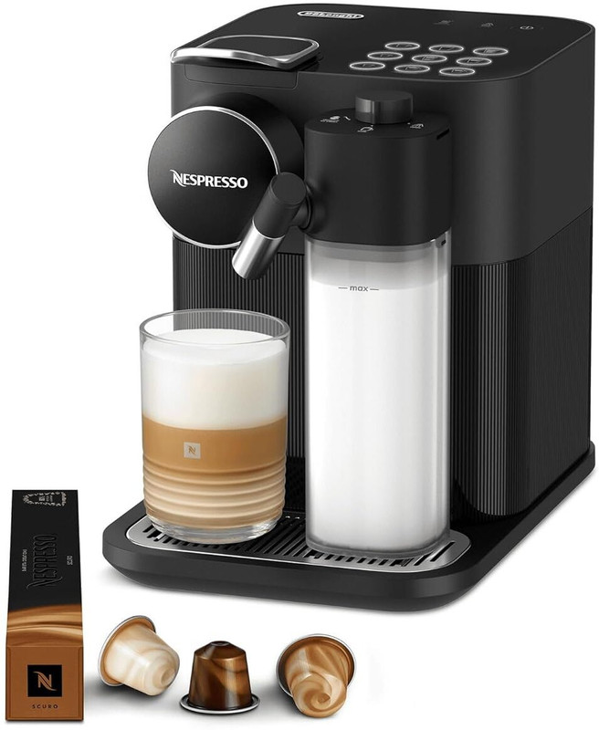 Nespresso NESPRES'SO DELONGHI GRAN LATTISSIMA PODS MACHINE 8 Cups Coffee Maker(Black)